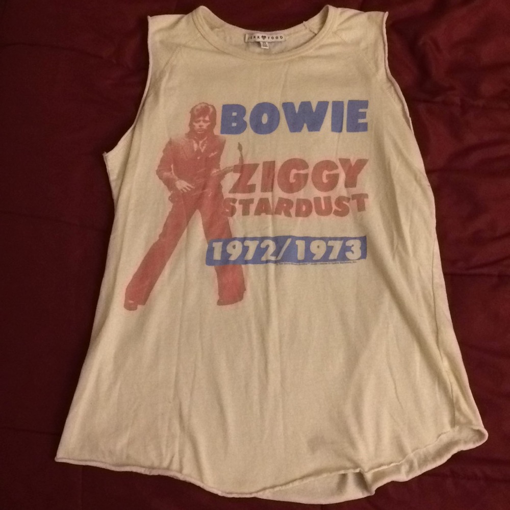 David Bowie Ziggy Stardust top by Junk Food